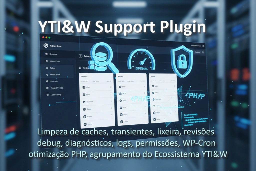 Um Guia Completo para o Melhor Plugin de Otimização WordPress Gratuito Otimização WordPress com plugin YTI&W Support e ferramentas de diagnóstico