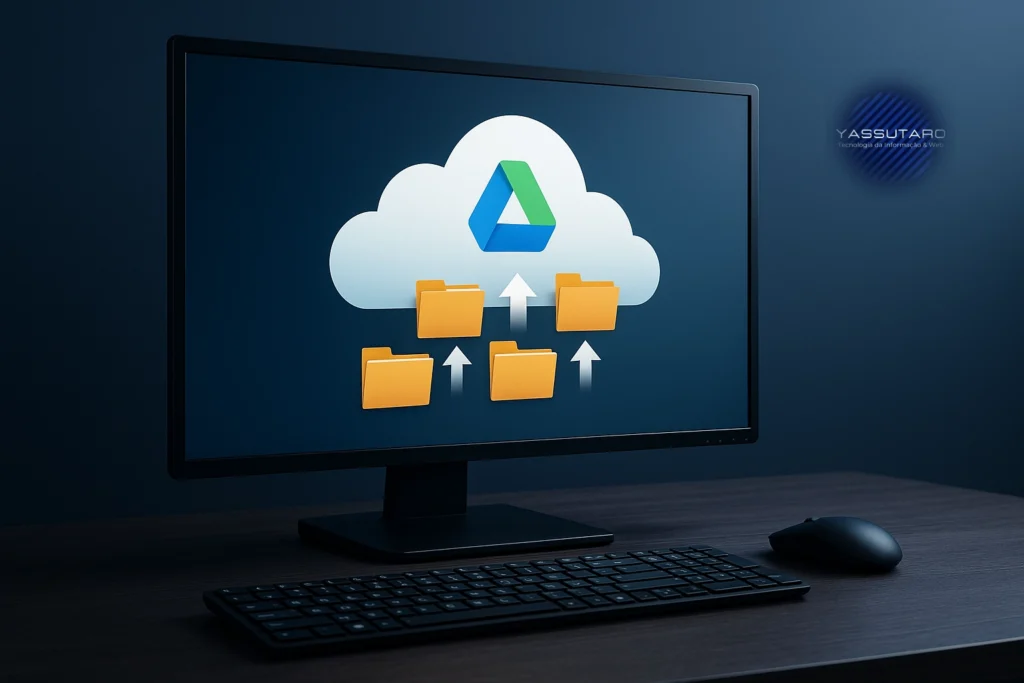 Google Drive realizando backup automático no Windows