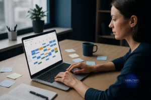 Google Agenda em uso no home office