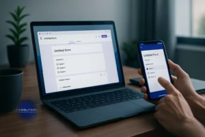 Edição de formulário no Google Formulários